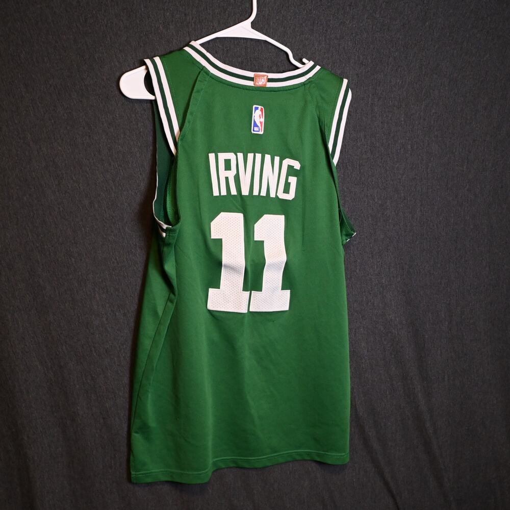 Nike Men's 48 (US L) Boston Celtics Kyrie Irving #11 NBA Sleeveless Jersey Green